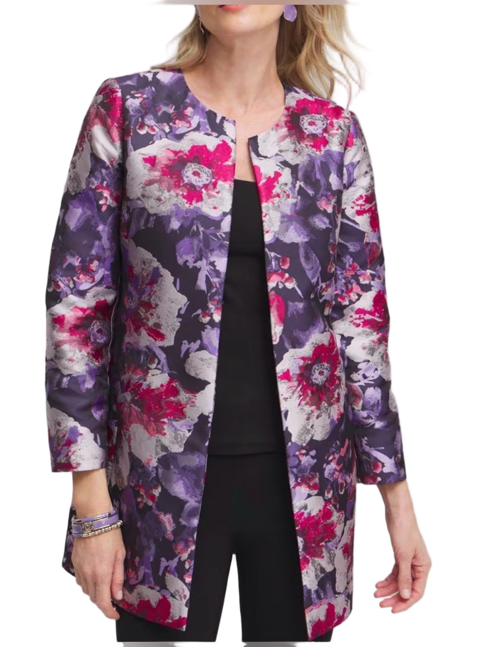 55. NWT WOMENS CHICO’S 2/L DETAIL JACKET
